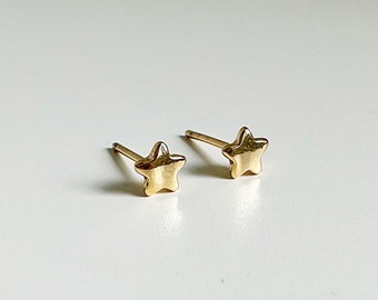 18k Gold Filled Star Stud Earrings, Small Star Earrings, Star Jewelry, Celestial Jewelry