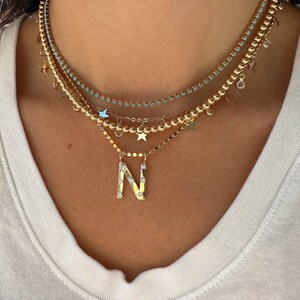 Gold beaded Choker Necklace