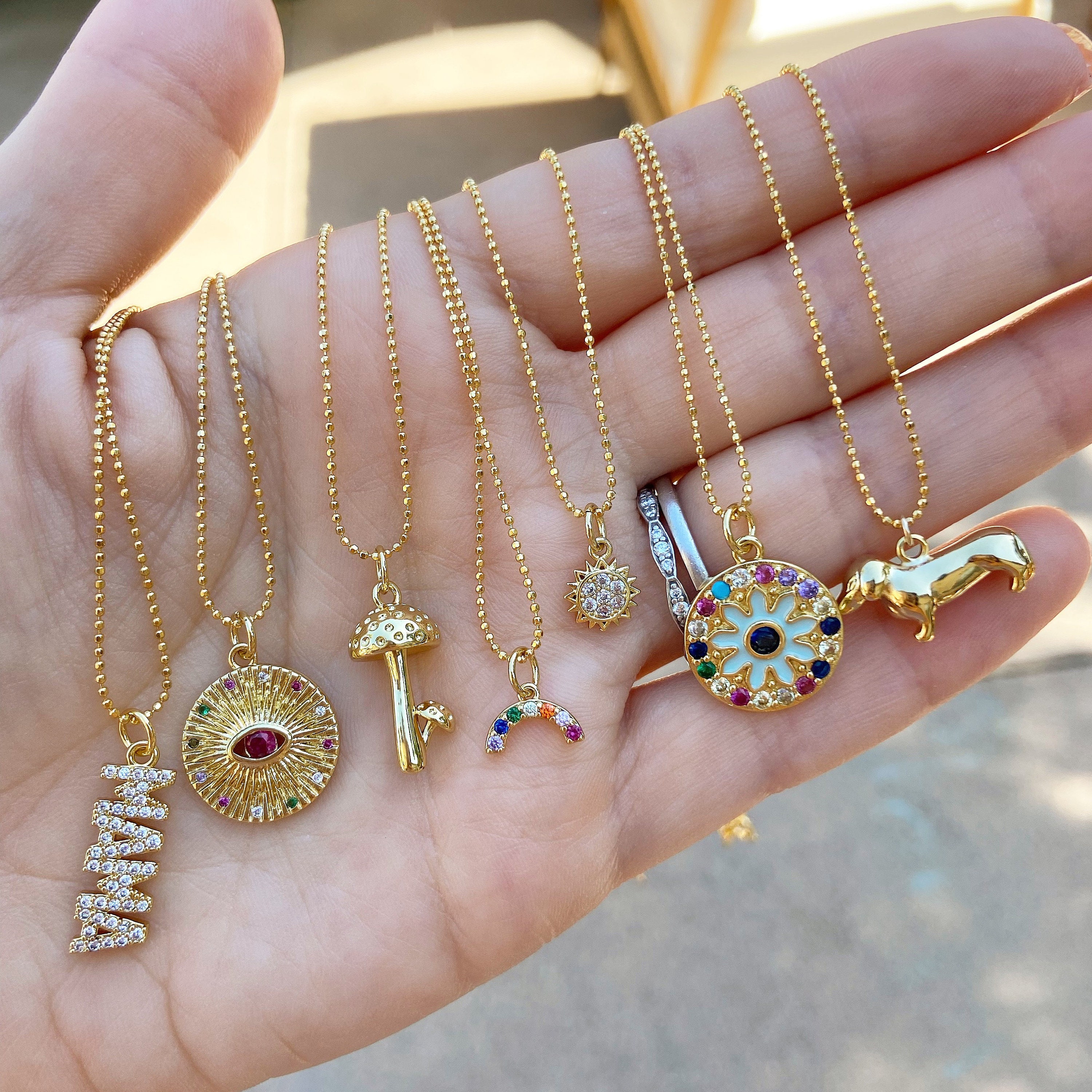 Collana Per Figlia Collana Cane E Bambina In Argento 925 - Ciondolo Cuore Con Zirconi, Regalo Per Amanti Dei Cani, Donna O Figlia Collana Zampa Cane - Foto 4