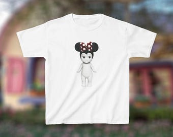 Minnie Mouse Sonny Angel 90s Style Baby Tee for Adults, Perfect for Disney Cool Girls