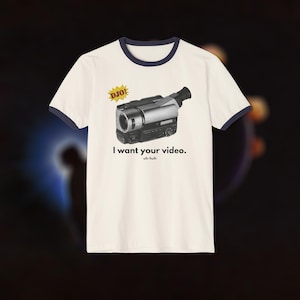 Djo &quot;Ich will Dein Video&quot; Ringer T-Shirt: Joe Keery Musik Tee