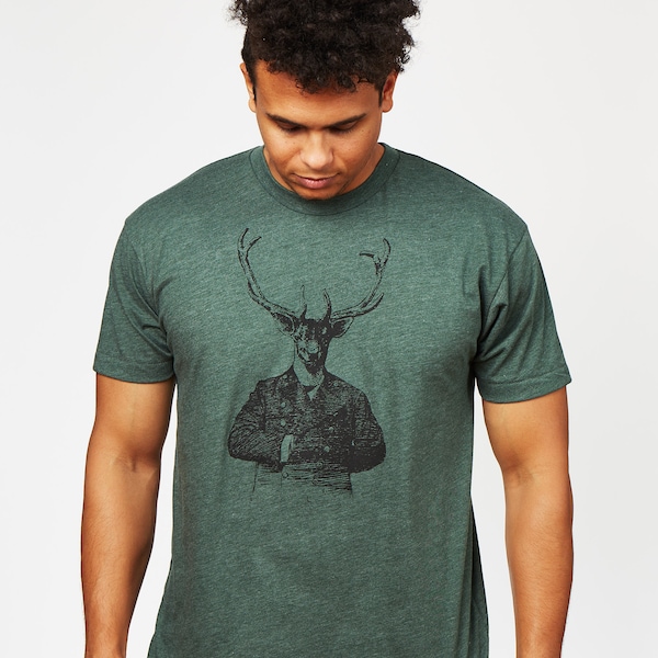 Deerman, Men's / Unisex Forest Green T-Shirt