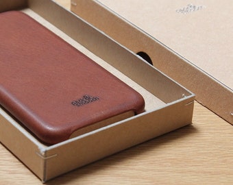 iPhone 15 Pro Max Hard mobile leather cover, mobile case / iPhone 15 Pro Max Back cover, Leather case, Back cover, Hardcase