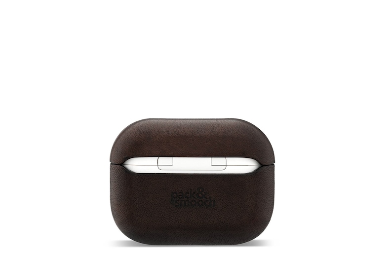 Air Pod / Pro Case leer Otley aangepast monogram afbeelding 2