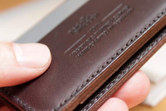 Estuche para tarjetas billetera tarjetero de cuero billetera de