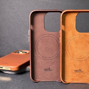 iPhone 14 Pro Hard case / iPhone 14 Pro Back cover, Leather case, Back cover, Hardcase image 1