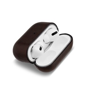 Air Pod / Pro Case leather Otley customised monogram zdjęcie 3