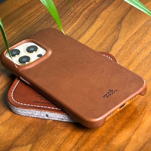 iPhone 14 Pro Hard case / iPhone 14 Pro Back cover, Leather case, Back cover, Hardcase image 3