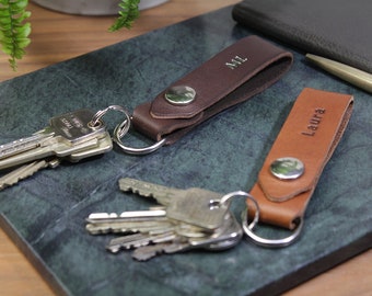 Tragbarer Auto Schlüsselhalter,MoreChioce Leder Schlüsseltasche Schlüsselmäppchen Schlüsselanhänger Reißverschlussetui Schlüsselhülle Schutzhülle mit Metallhaken,Rot