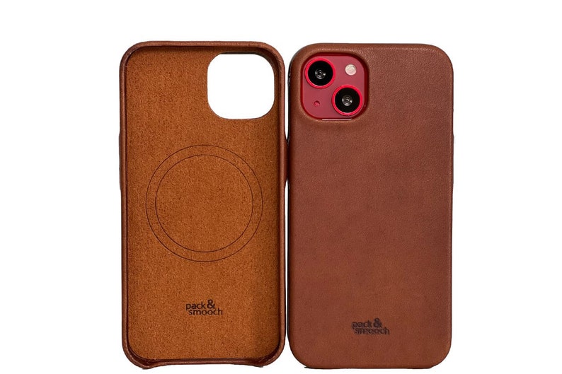 iPhone 15 case / iPhone 15 back cover, leather case, back cover, hard case image 1