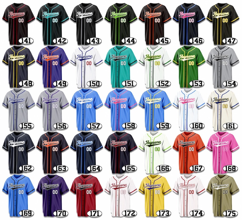 Custom Baseball Jersey Personalized Embroidered Name Number for Men Women Kid Toddler Fans image 6