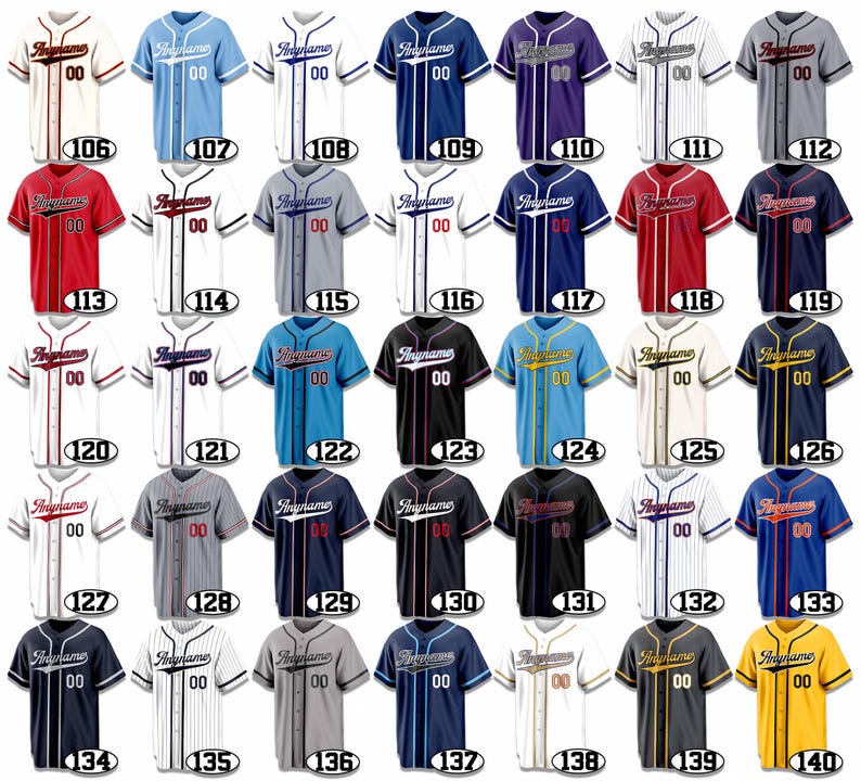 Custom Baseball Jersey Personalized Embroidered Name Number for Men Women Kid Toddler Fans image 5