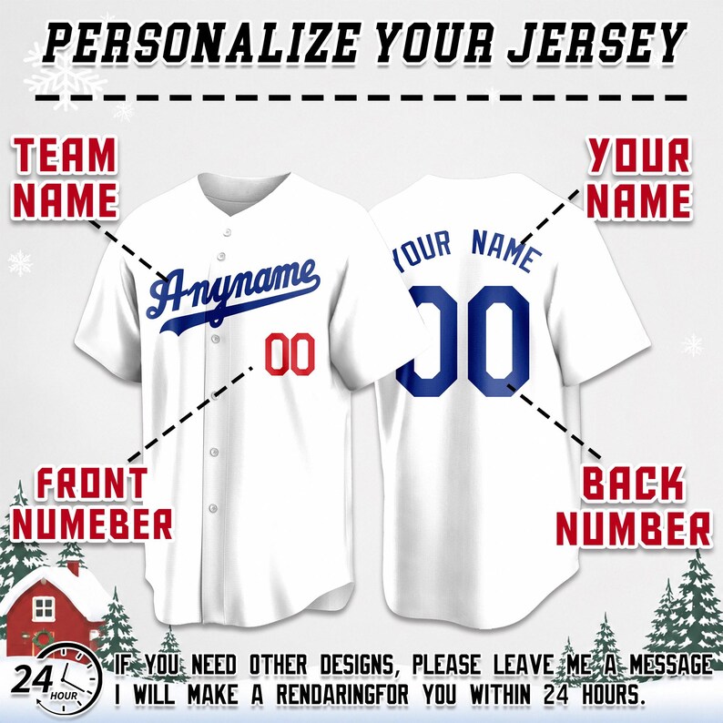 Custom Baseball Jersey Personalized Embroidered Name Number for Men Women Kid Toddler Fans image 7