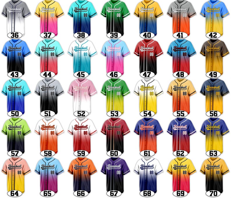 Custom Baseball Jersey Personalized Embroidered Name Number for Men Women Kid Toddler Fans image 3