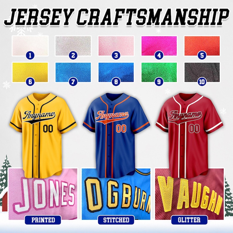 Custom Baseball Jersey Personalized Embroidered Name Number for Men Women Kid Toddler Fans image 8