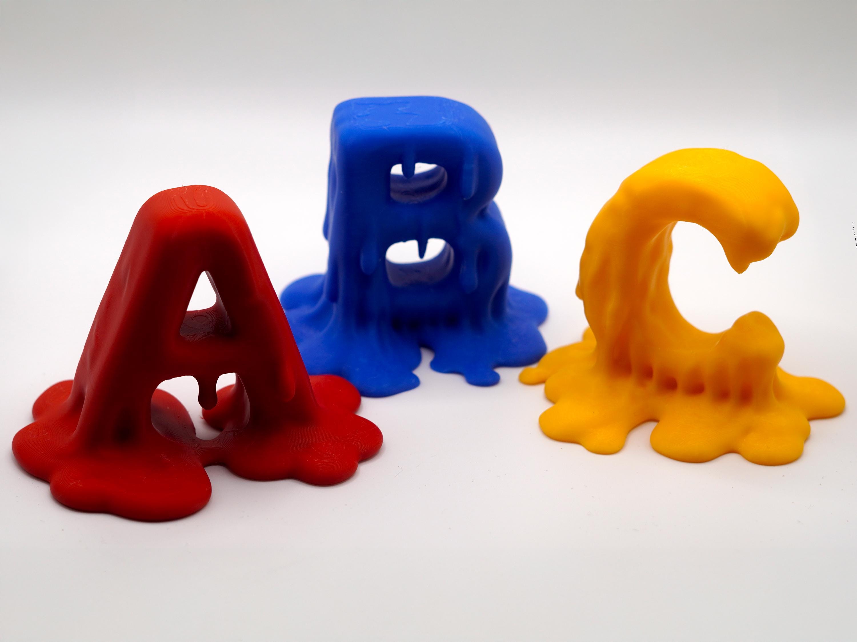 Melting Alphabet Letters