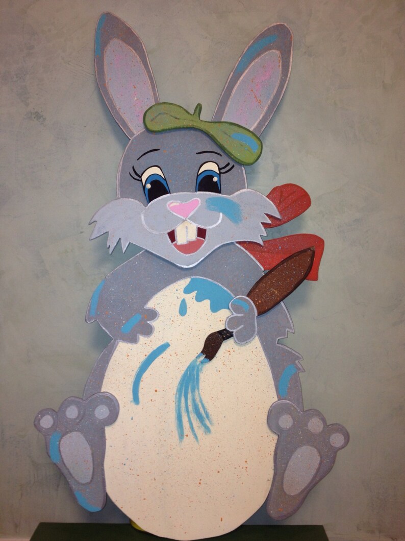 Debi's Doing's PAPER Pattern-rabbit Wood Pattern Easter Decoration - Etsy