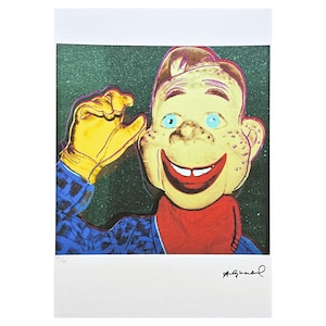 ANDY WARHOL - Howdy Doody - signed, numbered edition 34/125, certificate, 35x50 cm (13,8x19,7 in)#artwall #artgift #artprint #popart #warhol