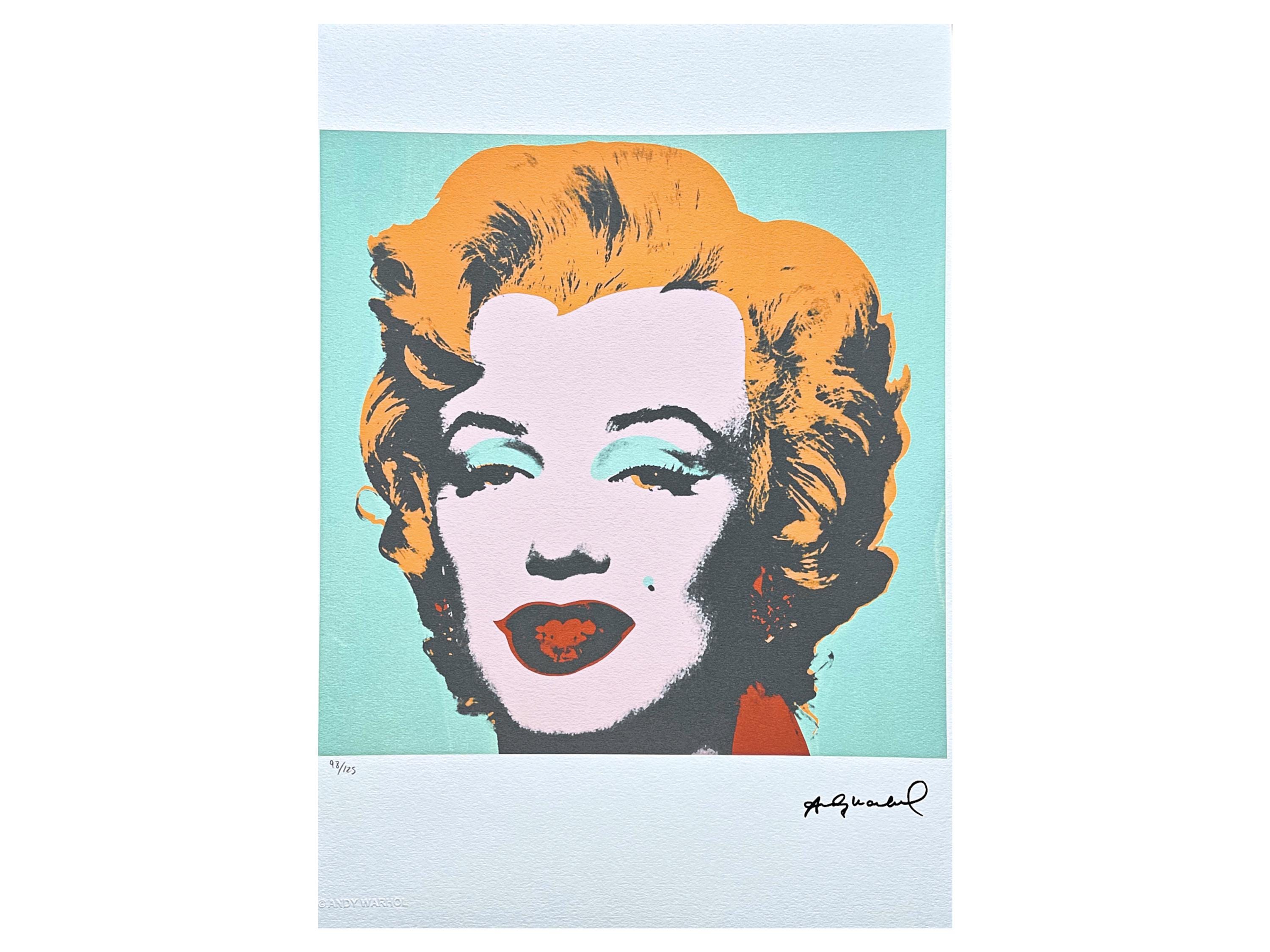 アンディ・ウォーホル - マリリン・モンロー - サイン入り