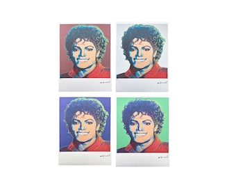 アンディ・ウォーホル - マイケル・ジャクソン - サイン入り、ナンバー