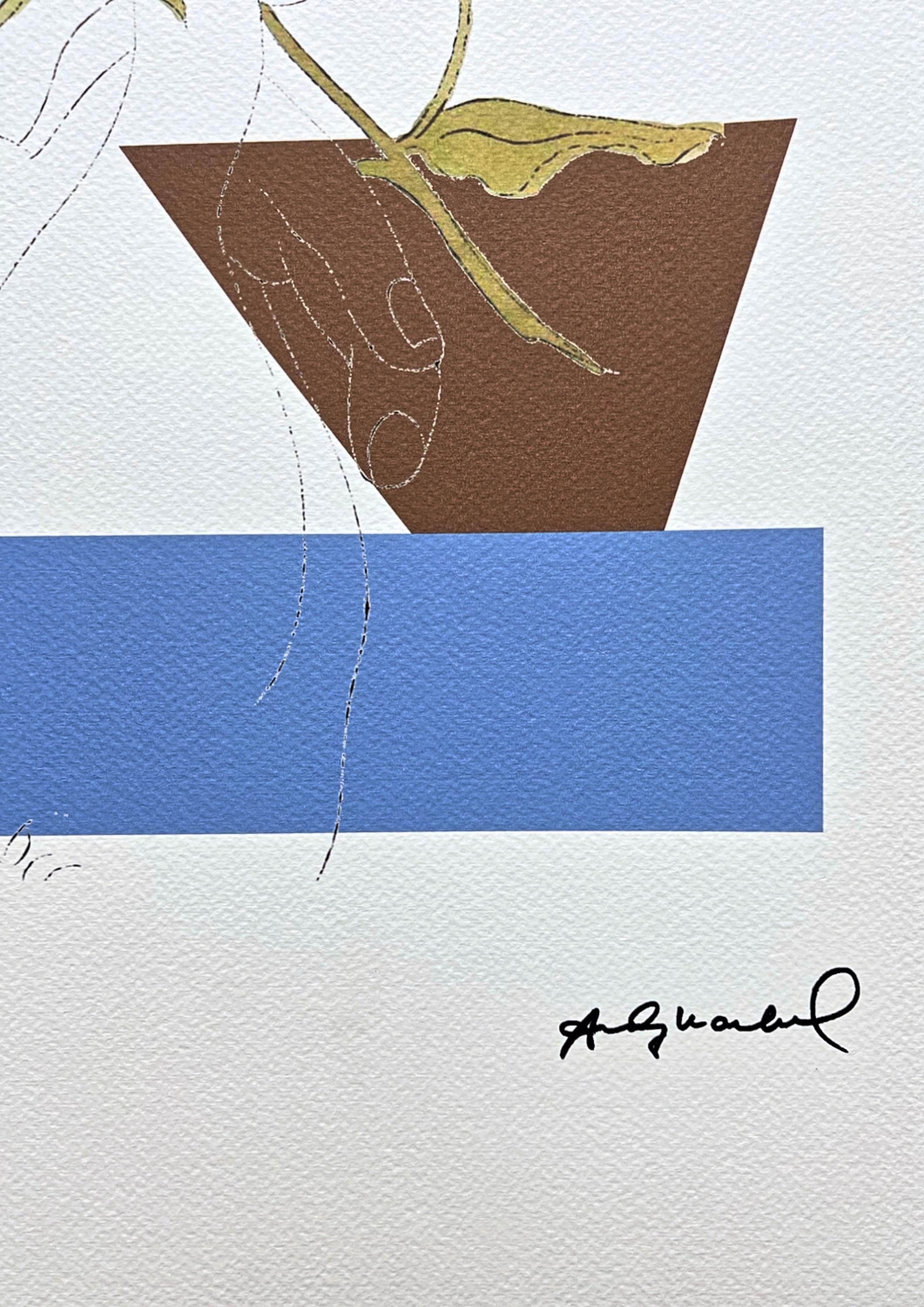 アンディ・ウォーホル - Flowers in hand - サイン入り、エディション