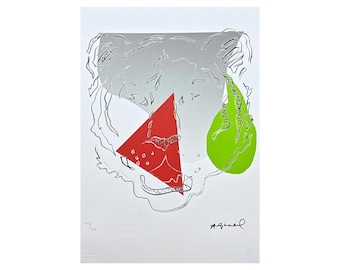 ANDY WARHOL - Tigre - edición firmada y numerada 103/125, certificado, 35 x 50 cm (13,8 x 19,7 in) #artwall #artgift #artprint #popart #warhol