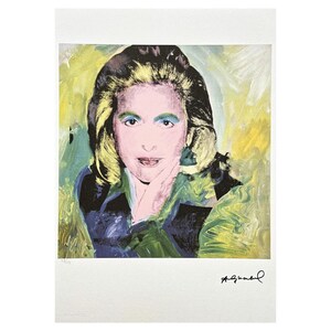ANDY WARHOL - Marcia Weisman - signed, numbered edition 58/125, certificate, 35x50 cm (13,8x19,7 in) #artwall #artprint #popart #warhol