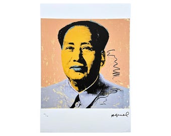 アンディーウォーホル Andy Warhol 毛沢東★限定数販売★販売証明書付属★リトグラフ151/250★エスタンプ ｜Andy Warholアンディ・ウォーホル画家の作品（毛沢東）ポスター キャンバス 芸術 ポスター 壁アート 画像 印刷 現代 寝室  装飾 ポスター ホームアートワーク28x28inch(70x70cm)｜ウォールステッカー オンライン通販