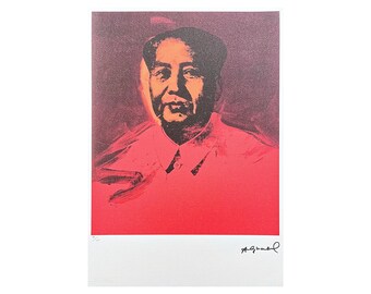 アンディ・ウォーホル - 毛沢東 - 署名入り、番号入り、エディション61