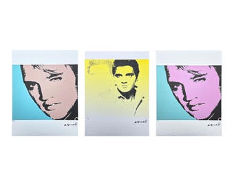 アンディ・ウォーホル - エルヴィス・プレスリー - サイン入り