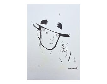 アンディ・ウォーホル - ジェームズ・ディーン - サイン入り