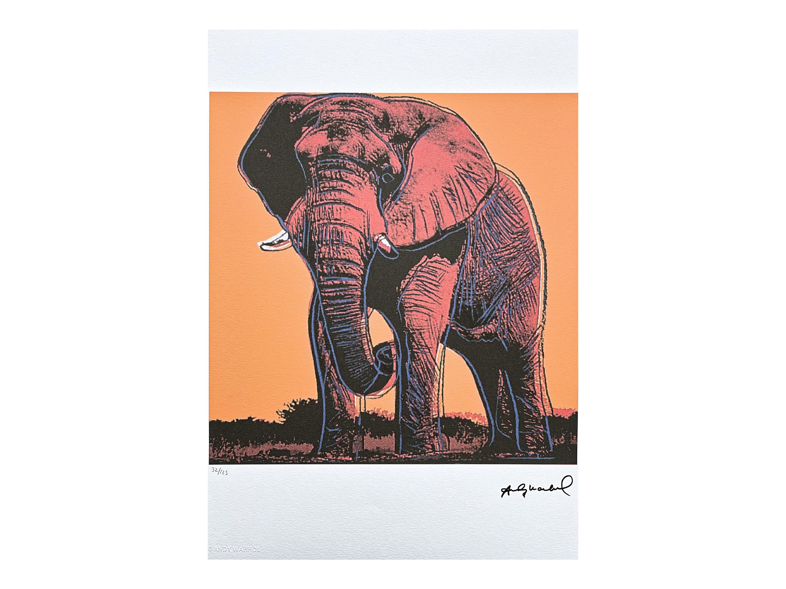 Andy Warhol Elephant - Etsy
