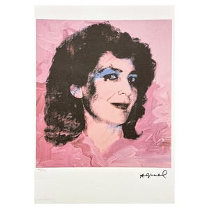 ANDY WARHOL - Graziella Lonardi Buontempo - signed, numbered edition 43/125, certificate, 35x50 cm (13,8x19,7 in) #artwall #artprint #popart