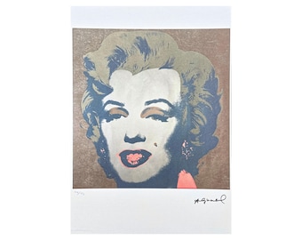 アンディ・ウォーホル - マリリン・モンロー - 署名入り、番号入り