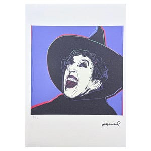 ANDY WARHOL - Witch - signed, numbered edition 19/125, certificate, 35x50 cm (13,8x19,7 in) #artwall #artgift #artprint #popart #warhol