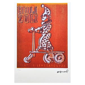 ANDY WARHOL - Roli Zoli - signed, numbered edition 27/125, certificate,35x50 cm (13,8x19,7 in) #artwall #artgift #artprint #popart #warhol