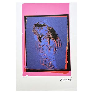 ANDY WARHOL - Mother Monkey - signed, numbered edition 100/125, certificate, 35x50 cm (13,8x19,7 in) #artwall #artprint #popart #warhol