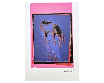 ANDY WARHOL - Uncle Sam - Signed, Numbered Edition 100/500, 50 X