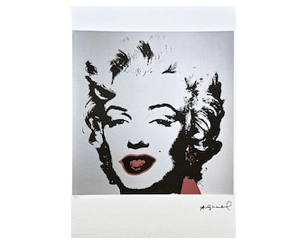 アンディ・ウォーホル - マリリン・モンロー - サイン入り、ナンバー