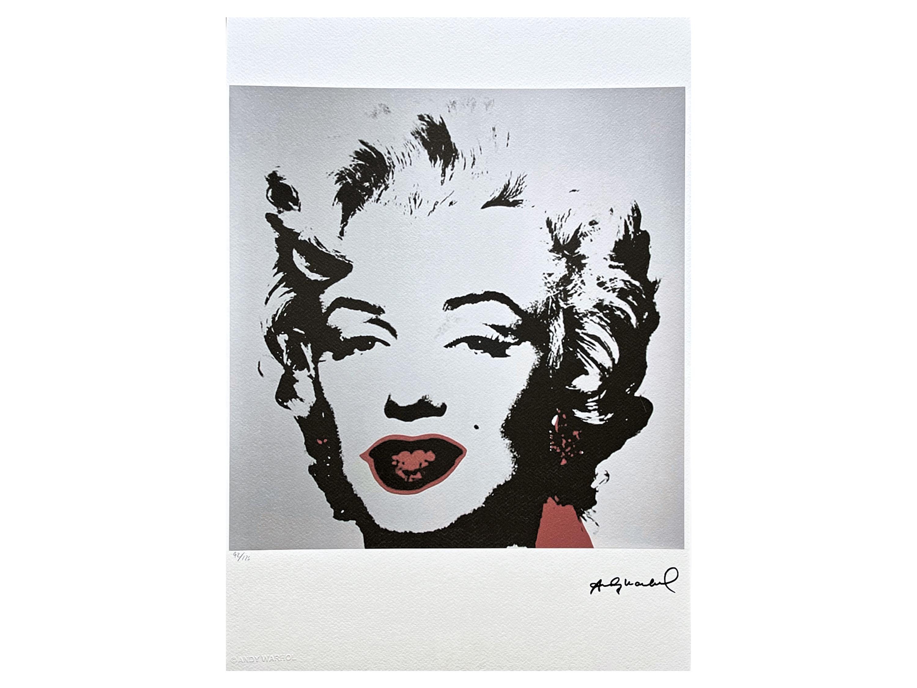 アンディ・ウォーホル - マリリン・モンロー - サイン入り