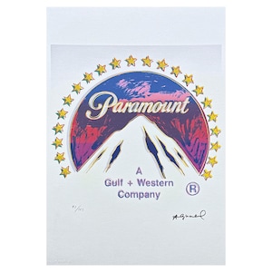 ANDY WARHOL - Paramount - signed, numbered edition 42/125, certificate, 35x50 cm (13,8x19,7 in) #artwall #artgift #artprint #popart