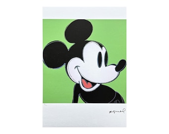 アンディ・ウォーホル - ミッキーマウス - サイン入り、番号入り