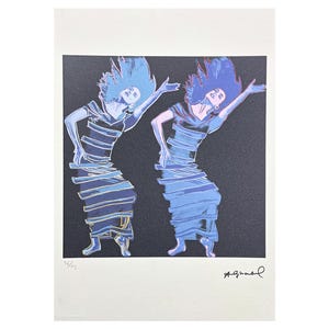 ANDY WARHOL - Martha Graham - signed, numbered edition 36/125,certificate,35x50 cm (13,8x19,7 in)#artwall #artgift #artprint #popart #warhol