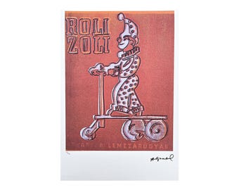 ANDY WARHOL - Roli Zoli - edición firmada y numerada 61/125, certificado, 35 x 50 cm (13,8 x 19,7 in) #artwall #artprint #popart #warhol