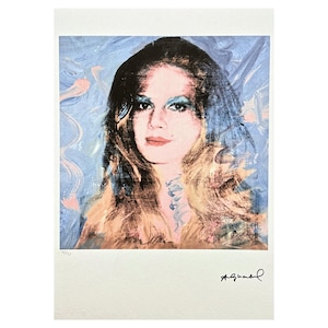 ANDY WARHOL - Baroness Thyssen - signed, numbered edition 10/125, certificate, 35x50 cm (13,8x19,7 in) #artwall #artprint #popart #warhol
