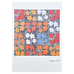 ANDY WARHOL - 16x Flowers - signed, numbered edition 26/125, certificate, 35x50 cm (13,8x19,7 in)#artwall #artgift #artprint #popart #warhol
