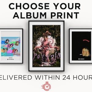 Custom Album Cover Print / Custom Music Poster / Album Cover Art / Music Gifts / Album Cover Poster / Music Poster