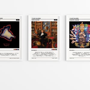 Tyler Childers - Snipe Hunter, Purgatory, Country Squire Album Set Poster / Music Gifts / Music Wall Decor / Album Cover Art