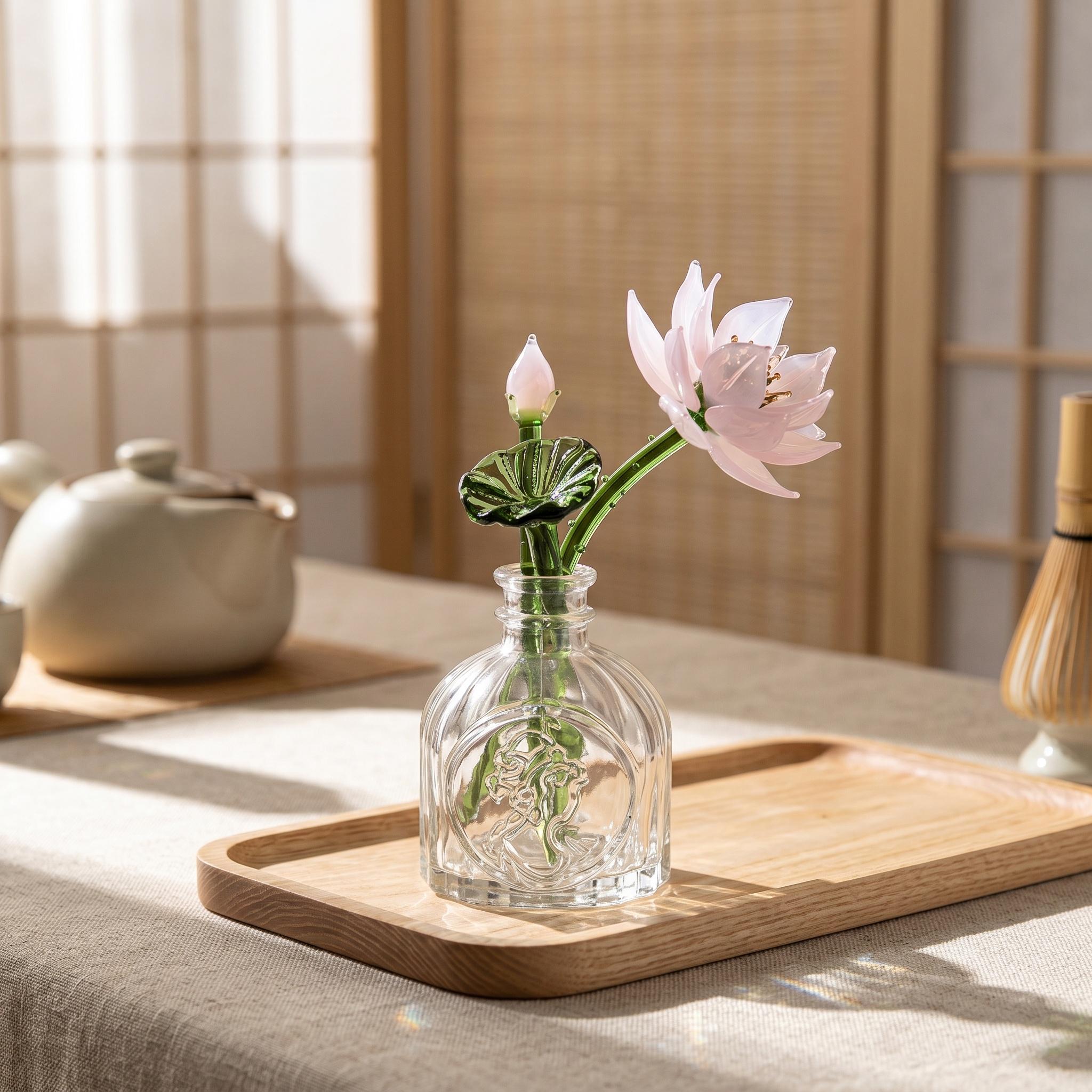 Asian Glass Flower Arrangements - Etsy