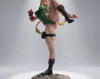 Street Fighter - Cammy STL File for 3D Printing